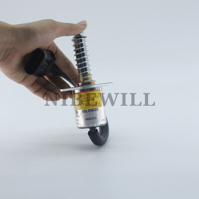 Kalite 6681513 Yakıt Kapalı Kubota B-obcat S150 S160 S175 için solenoid Fabrika