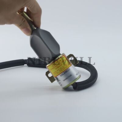 chất lượng OEM mới dừng điện cực 12V / 24V Shutoff điện cực phù hợp cho Kobelco E215 Excavator nhà máy sản xuất