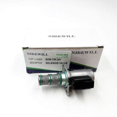 jakość SV98-T39 24V/12V hydrauliczny zawór magnetyczny do ładowarki i koparki J-CB 3CX 4CX fabryka